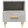 Concrete Grey Bedside Cabinets - Scandinavian Style (2 pcs)