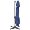 Double Top Cantilever Umbrella Azure Blue 300x300 cm