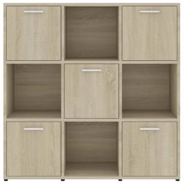 Book Cabinet Sonoma Oak - Stylish Storage Solution | Hipo Market