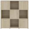 Book Cabinet Sonoma Oak - Stylish Storage Solution | Hipo Market