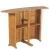 Folding Bar Table 155x53x105 cm - Solid Teak Wood