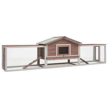 Rabbit Hutch Mocha - Spacious & Durable for Small Animals