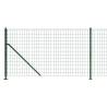 Wire Mesh Fence with Flange Green 0.8x25 m - Durable & Versatile