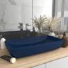 Luxury Rectangular Dark Blue Ceramic Basin | 71x38 cm