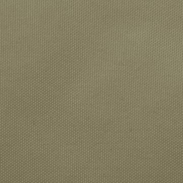 Sunshade Sail 6x6m Beige Oxford Fabric for Outdoor Protection