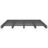 Pallet Bed Grey 150x200 cm King Size - Solid Wood Frame