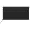 Manual Retractable Awning with LED & Blind 3x2.5m - Anthracite