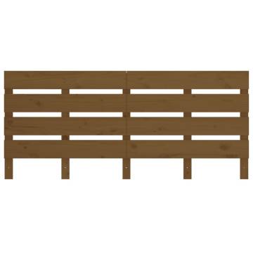 Honey Brown King Size Bed Frame - Solid Pine Wood 150x200 cm