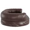 Ergonomic Foam Dog Bed Brown - Faux Leather 88x65 cm