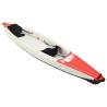 Inflatable Kayak Red - 424x81x31 cm Durable Polyester