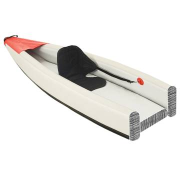 Inflatable Kayak Red - 424x81x31 cm Durable Polyester