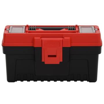 2 Piece Tool Box Set - Black & Red Polypropylene | HipoMarket