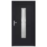 Front Door Anthracite 98x190 cm PVC - Stylish & Secure