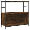 Bookshelf Smoked Oak 80x30x78.5 cm | Durable Storage Solution