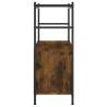 Bookshelf Smoked Oak 80x30x78.5 cm | Durable Storage Solution