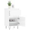 High Gloss White Sideboards - 2 pcs | Stylish Storage Solution