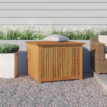 Garden Storage Box 75x75x58 cm Solid Wood Acacia - Hipomarket