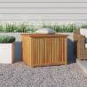 Garden Storage Box 75x75x58 cm Solid Wood Acacia Size 75 x 75 x 58 cm 