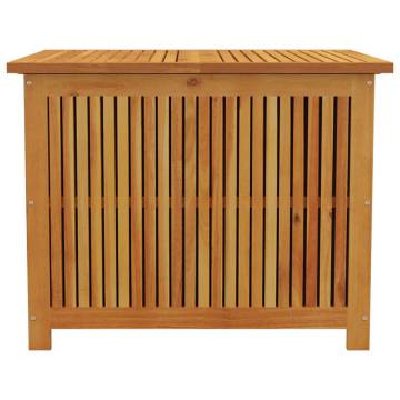 Garden Storage Box 75x75x58 cm Solid Wood Acacia - Hipomarket