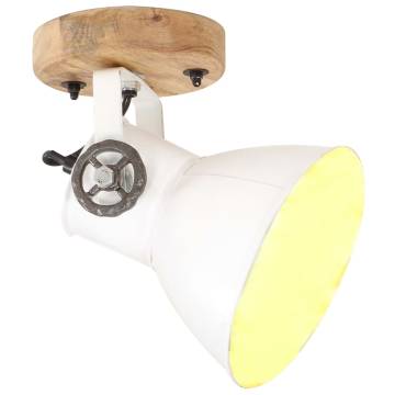 Industrial Wall/Ceiling Lamps - 2 pcs White E27 | Hipo Market