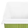 Bamboo Laundry Basket Green - Stylish & Functional Storage