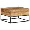 Coffee Table 68x68x41 cm Rough Mango Wood Size 68 x 68 x 41 cm Quantity in Package 1 Material solid rough mango wood 