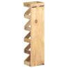 Stylish 5-Bottle Wine Rack - Solid Mango Wood