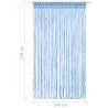 Macrame Curtain Blue 140x240 cm - Stylish Cotton Decor