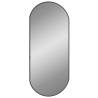 Wall Mirror Black 70x30 cm Oval - Stylish Home Decor