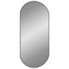 Wall Mirror Black 90x40 cm Oval - Minimalistic Home Decor