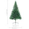 Artificial Pre-lit Christmas Tree 180cm with Ball Set