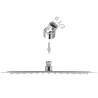 Rain Shower Head Set - 2 pcs Stainless Steel 30x30 cm