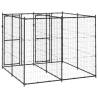 Outdoor Dog Kennel Steel 4.84 m² - Safe & Durable Space