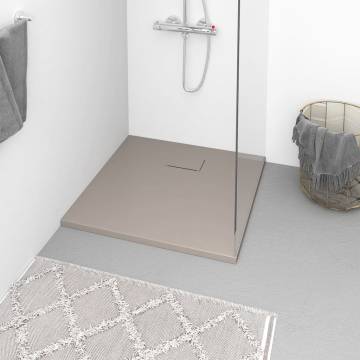 Shower Base Tray SMC Brown 90x90 cm - Durable & Stylish