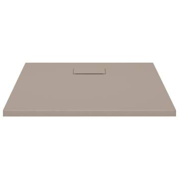 Shower Base Tray SMC Brown 90x90 cm - Durable & Stylish