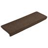 Carpet Stair Treads 15 pcs | Non-Slip Brown Mats