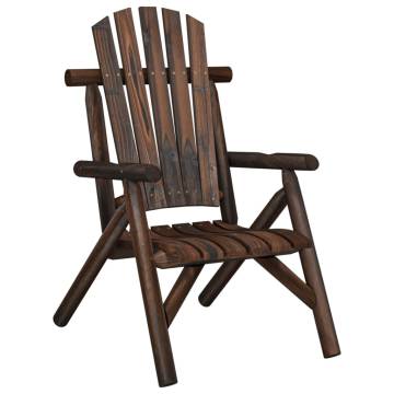 Garden Chair - Solid Spruce Wood | Cozy Outdoor Seating