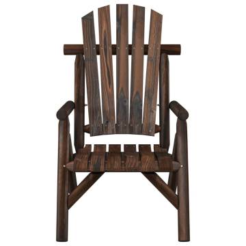 Garden Chair - Solid Spruce Wood | Cozy Outdoor Seating