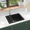 Granite Kitchen Sink Single Basin Black Colour black 