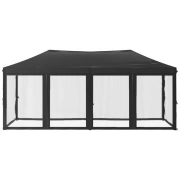 Folding Party Tent with Sidewalls - Anthracite 3x6 m