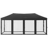 Folding Party Tent with Sidewalls - Anthracite 3x6 m