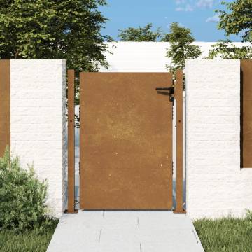 Garden Gate 105x155 cm - Elegant Corten Steel Entry Point