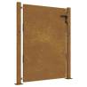 Garden Gate 105x155 cm - Elegant Corten Steel Entry Point