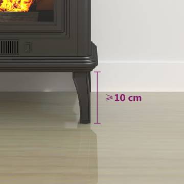 Fireplace Glass Plate Half Round 1200x600 mm - High Quality