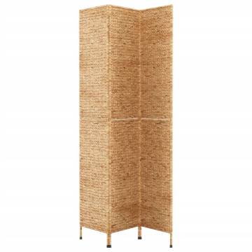 Room Divider 3-Panel - Water Hyacinth Privacy Screen