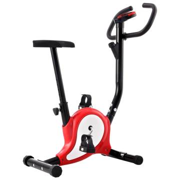 Exercise Bike with Belt Resistance in Red - Hipomarket