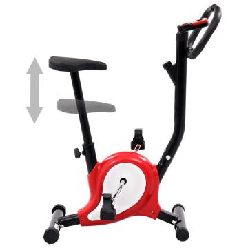 Exercise Bike with Belt Resistance in Red - Hipomarket