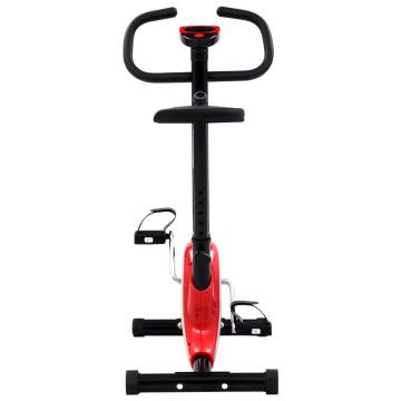 Exercise Bike with Belt Resistance in Red - Hipomarket