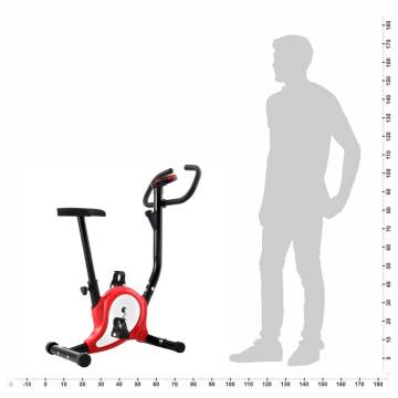 Exercise Bike with Belt Resistance in Red - Hipomarket