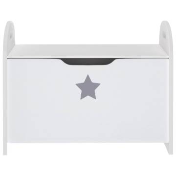 Children Storage Bench White - Stylish & Functional - HipoMarket